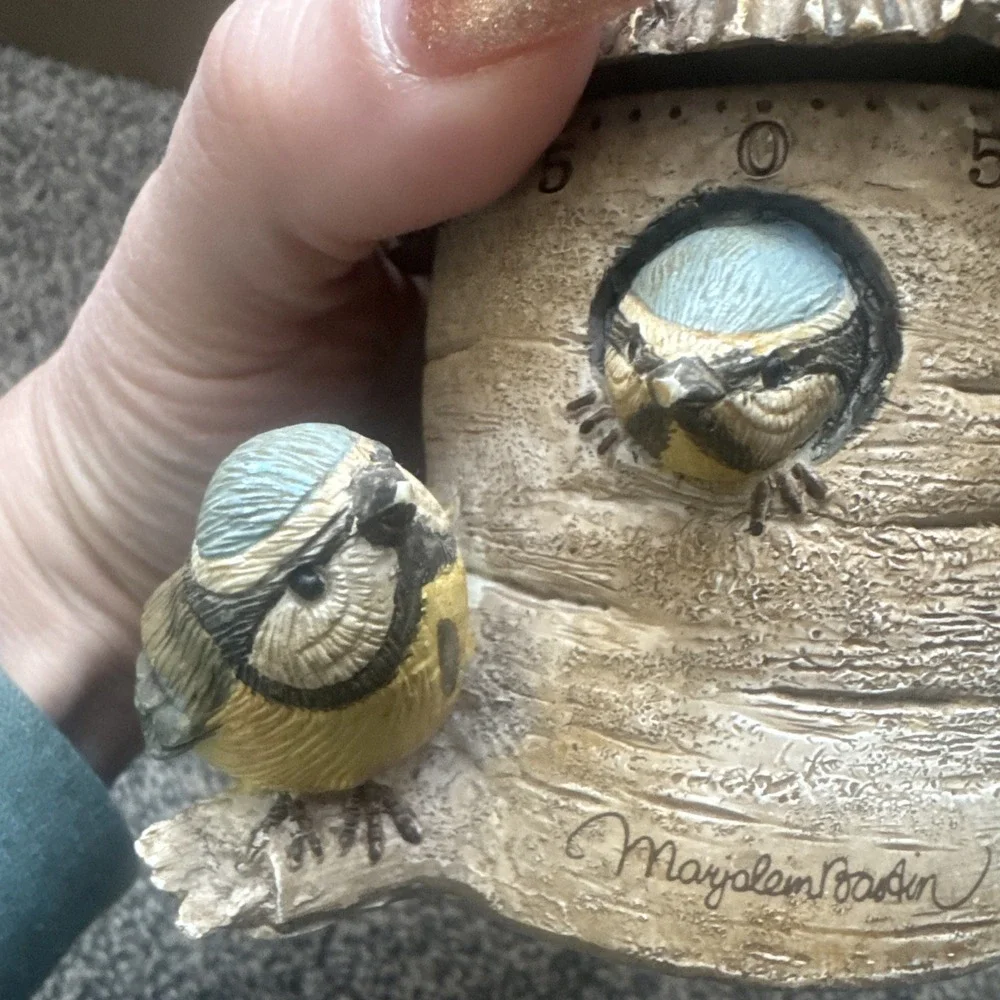 Hallmark Bird House Kitchen Timer Nature's Sketchbook Blue Birds Works! Cottage